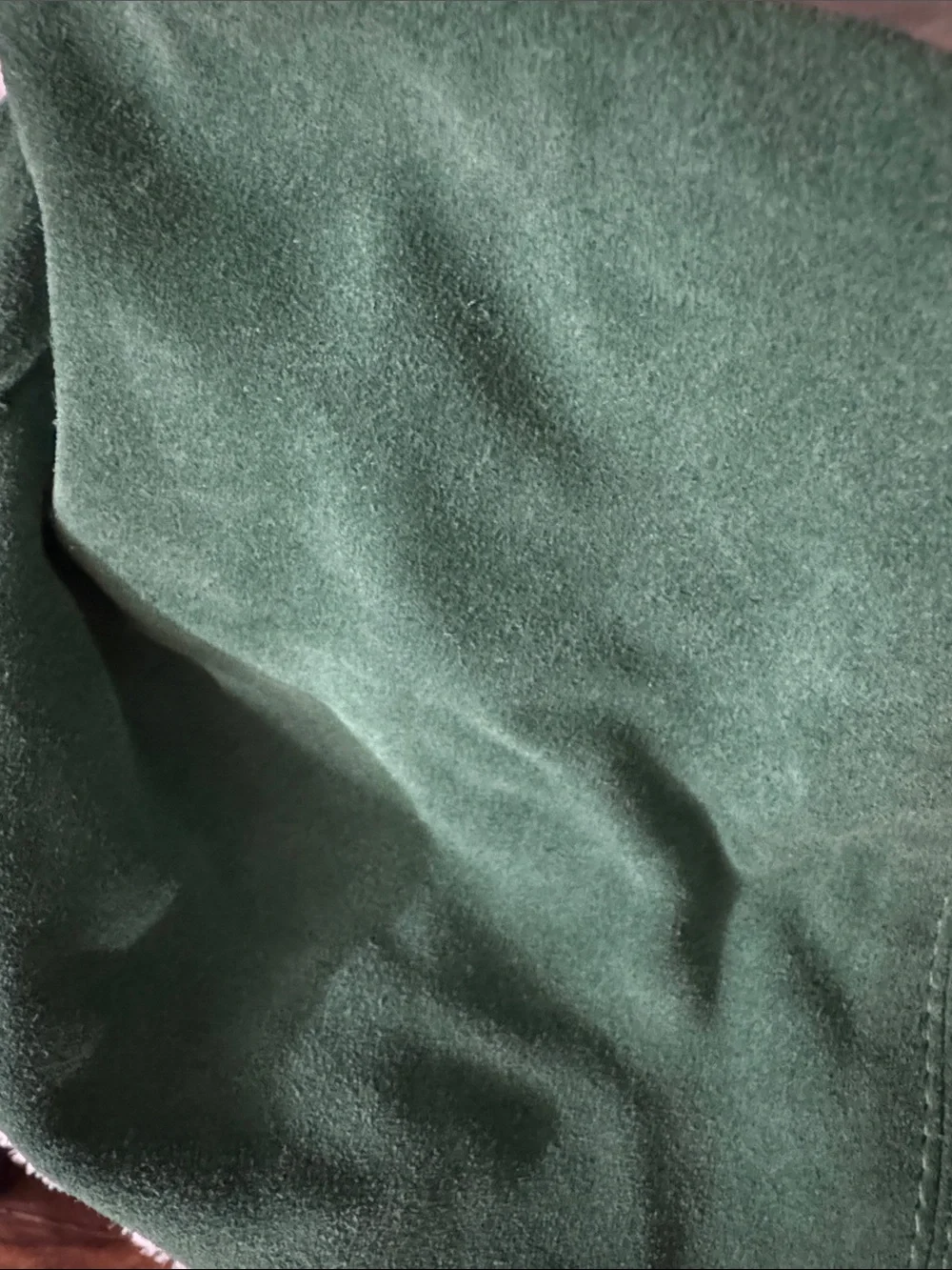 Free People Green Suede Hobo Shoulder Bag